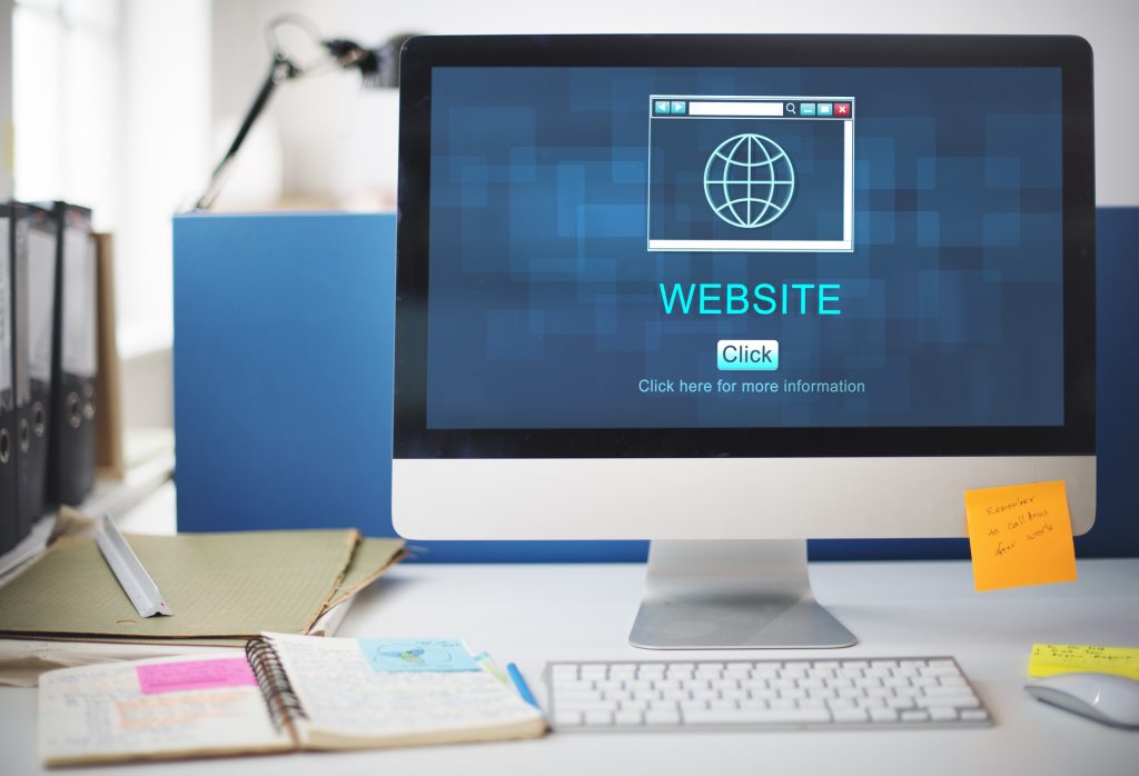 Online Website Web Hosting Technology Concept